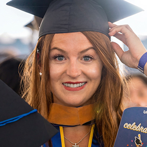 Photography sample — graduation portrait